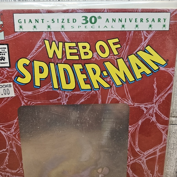 The Amazing Spider-Man #365 Super-Sized 30th Anniversary Issue Marvel RED - Picture 3 of 7